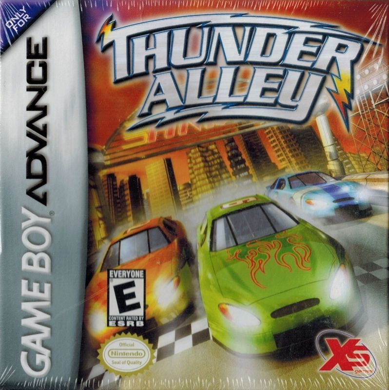 Thunder Alley box art for GameBoy Advance
